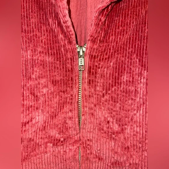 Show Me Your MuMu Red Corduroy dress - Picture 6 of 14